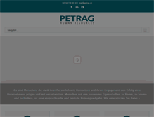 Tablet Screenshot of petrag.ch